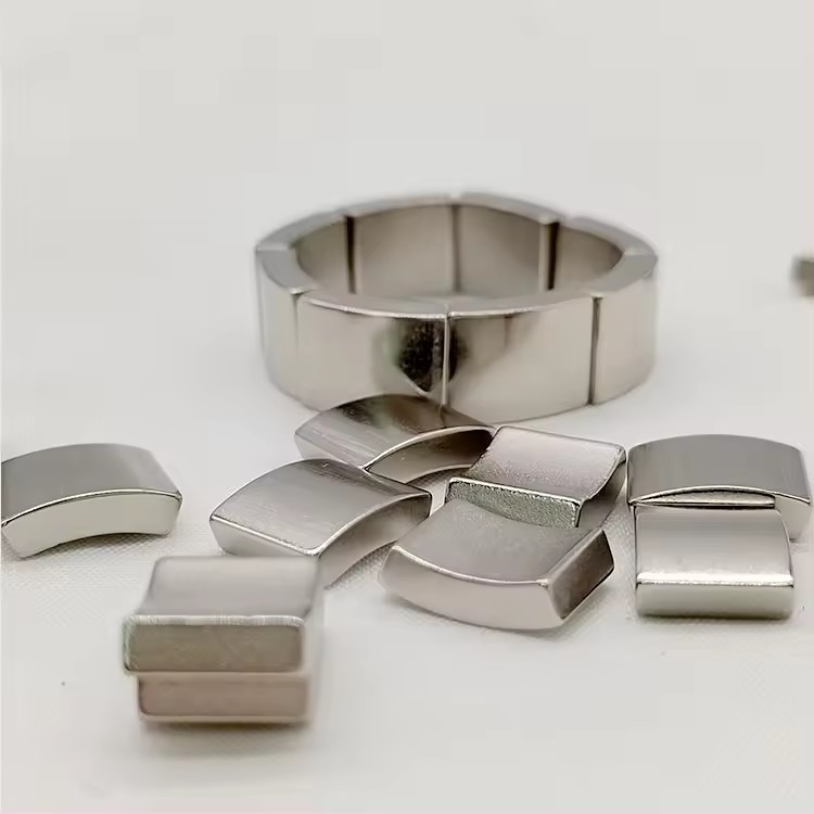 N50M resist high temperature ARC shape strong magnet permanent segment neodymium magnet for rotor